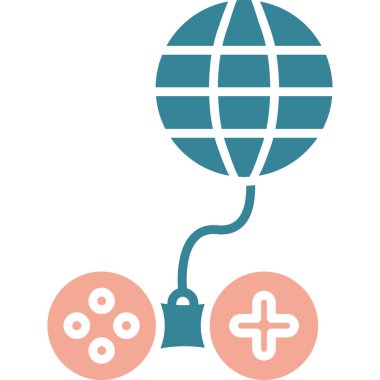 küresel ağ. Basit tasarım