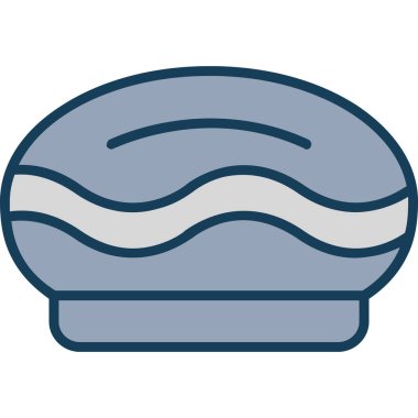 Bir ekmek simgesinin vektör çizimi