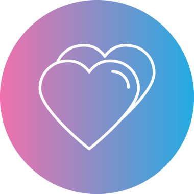 Aşk kalp vektör çizim