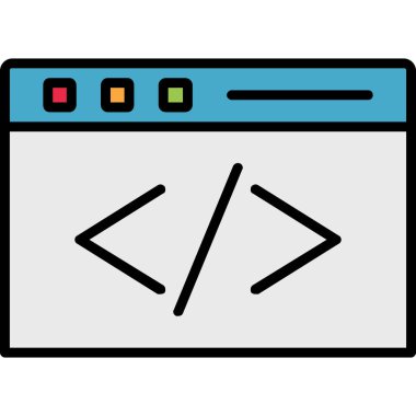 web development. web icon simple design