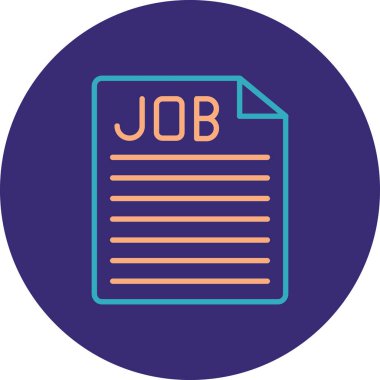 iş simgesi. Basit resimleme