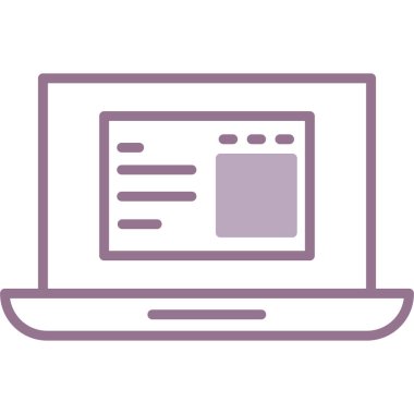 Dijital pazarlama simgesine sahip dizüstü bilgisayar