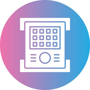 Modern b 'nin vektör illüstrasyonu eksik simgesi