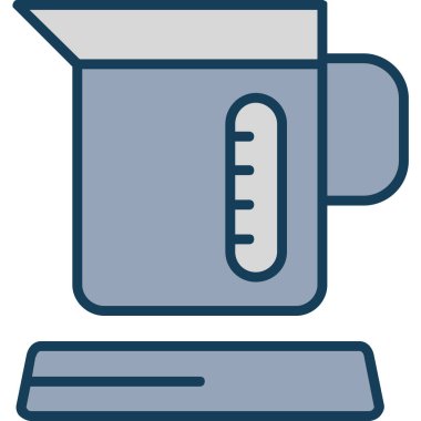 Mutfak. Web simgesi basit illüstrasyon