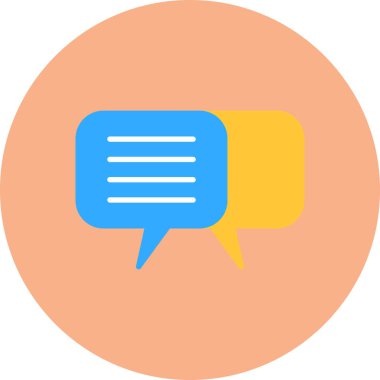 ileti ikonu vektör illüstrasyonu