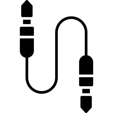 Kablo. Web simgesi basit tasarım