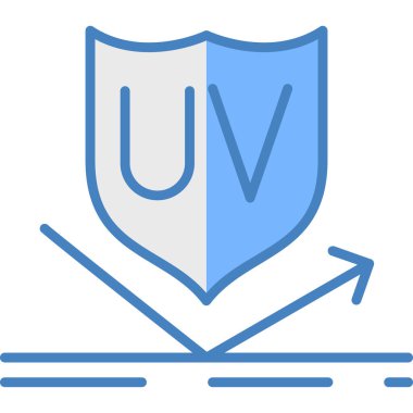 Kalkan. Web simgesi basit illüstrasyon