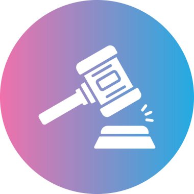 Hukuk simgesinin vektör illüstrasyonu