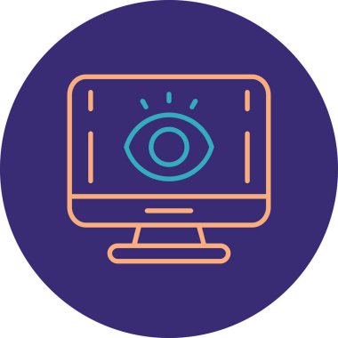 Seo simgesinin vektör illüstrasyonu