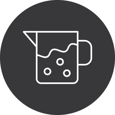 İç bakalım. Web simgesi basit illüstrasyon