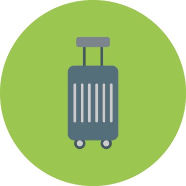 bagaj. Web simgesi basit illüstrasyon