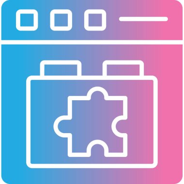 Takvim simgesinin vektör illüstrasyonu