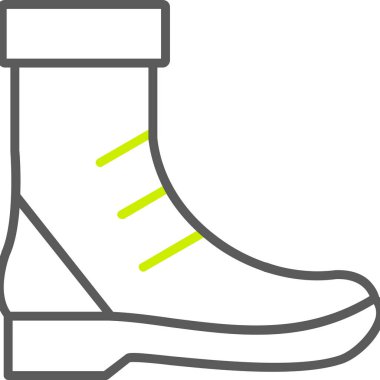 Beyaz simgenin vektör illüstrasyonu