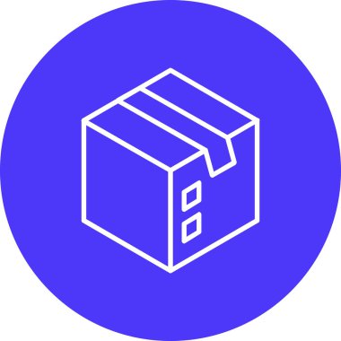 kutu simgesi vektör illüstrasyonu