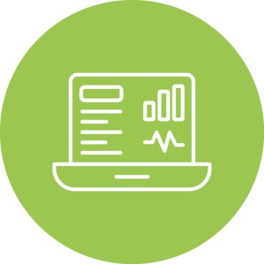 Tıbbi bir simgenin vektör illüstrasyonu