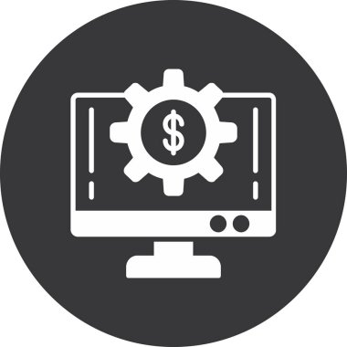 seo modern simgesinin vektör illüstrasyonu