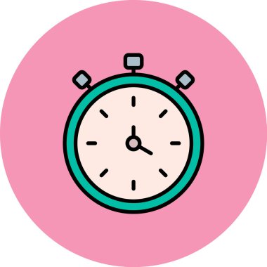 Modern b 'nin vektör illüstrasyonu simge alarm saati yoksunu