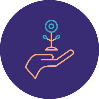 Ağaç simgesinin vektör illüstrasyonu