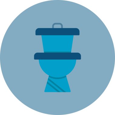 Modern tuvalet simgesinin vektör çizimi