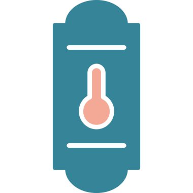 termometre simgesi vektör illüstrasyonu