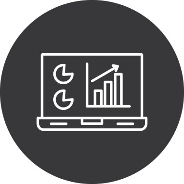 seo modern simgesinin vektör illüstrasyonu