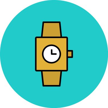 İzle. Web simgesi basit illüstrasyon