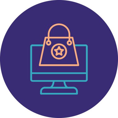 vektör dizüstü simgesi illüstrasyonu