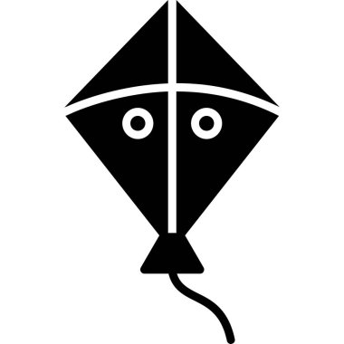 Bir siyah ve beyaz cadılar bayramı simgesinin vektör çizimi