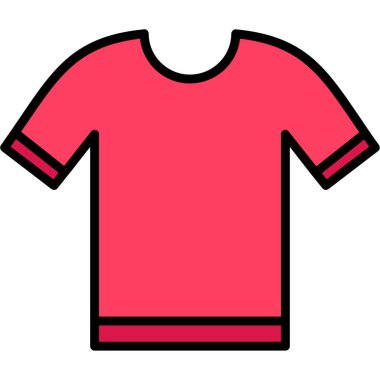 Gömlek. Web simgesi basit illüstrasyon