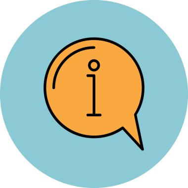 ok işareti simgesi olan konuşma balonu