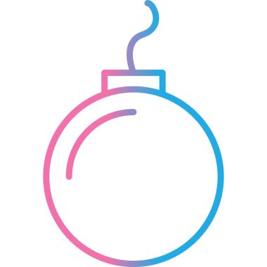 bomba simgesi, vektör illüstrasyonu