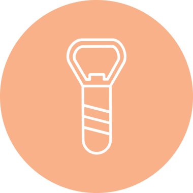 Benzersiz tırnak cilası vektör çizgisi simgesi