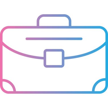 Çanta. Web simgesi basit tasarım