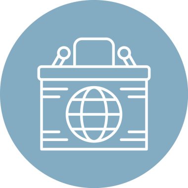 Kamera. Web simgesi basit illüstrasyon