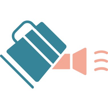 ses hoparlörü vektör çizgisi simgesi