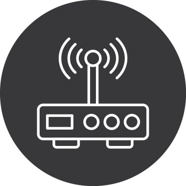 wifi simgesi vektör illüstrasyonu