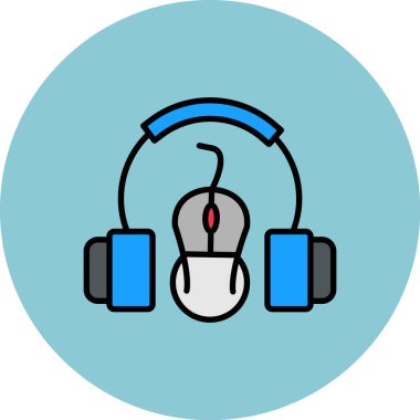 Modern bir simgenin vektör illüstrasyonu