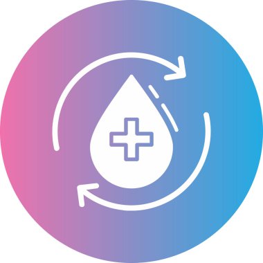 Su simgesinin vektör illüstrasyonu