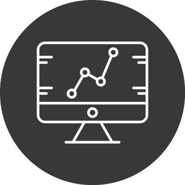 seo modern simgesinin vektör illüstrasyonu