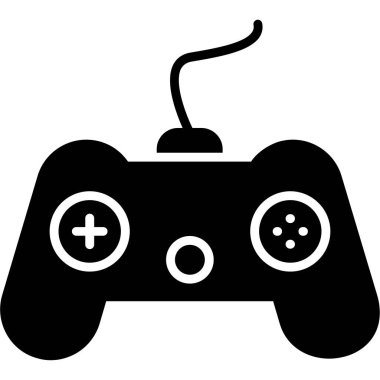 oyun denetleyici simgesi, vektör illüstrasyonu