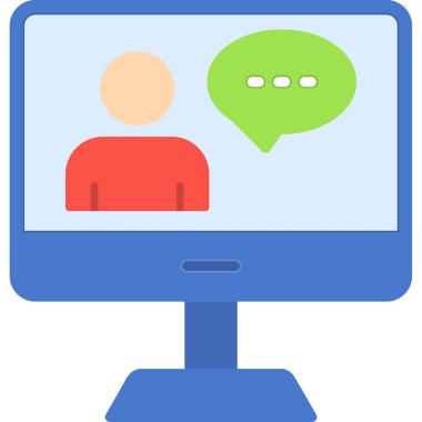 çağrı merkezi sohbet simgesi