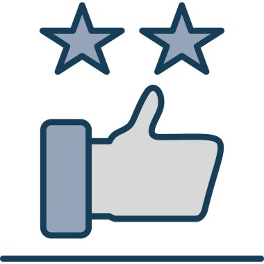 Geri besleme simgesi vektör illüstrasyonu