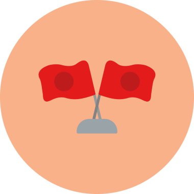 Çizgi film kırmızı gözünün vektör çizimi