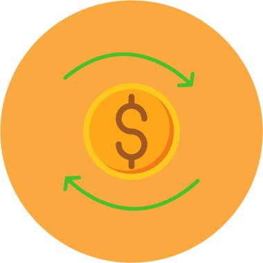 sikke vektör simgesi, modern biçim