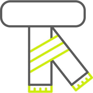 İnşaat endüstrisi simgesi düz stil