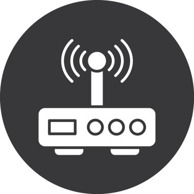 wifi simgesi vektör illüstrasyonu