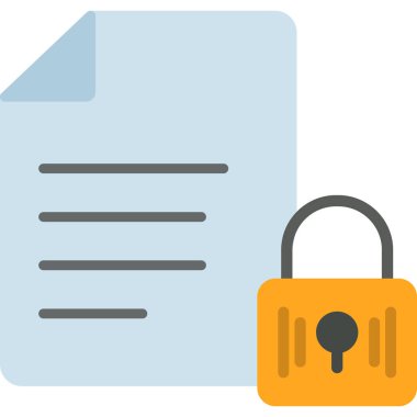 belge kilit dosya simgesi