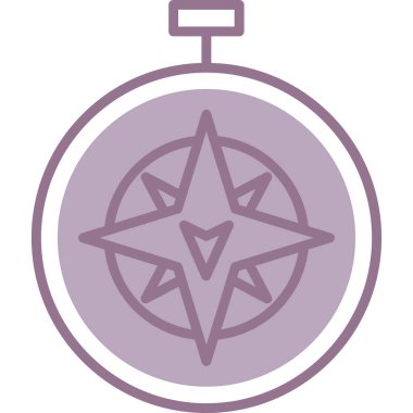 Noel topu ikonu vektör illüstrasyonu