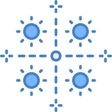 Virüs. Web simgesi vektör illüstrasyonu