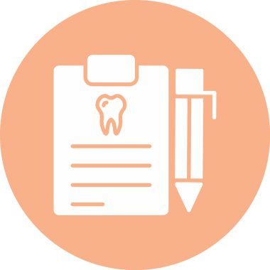 diş simgesi vektör illüstrasyonu